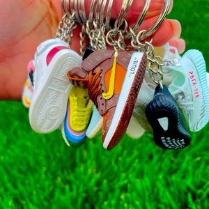 Mini shoe keychain- Listing for ONE Keychain shown in picture